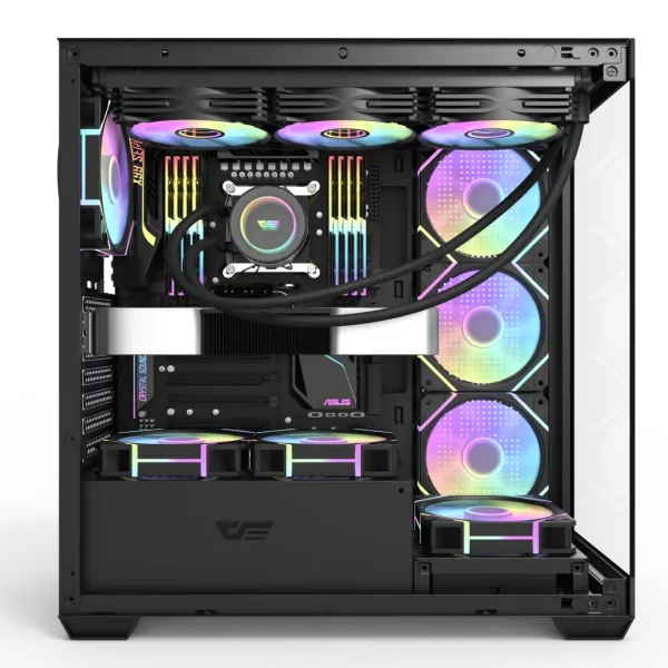 Caja Semitorre Atx Ds900 RGB Negro Darkflash