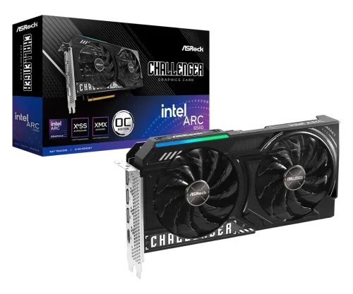 Asrock Intel Arc B580 Challenger 12GB OC Arc A580 GDDR6