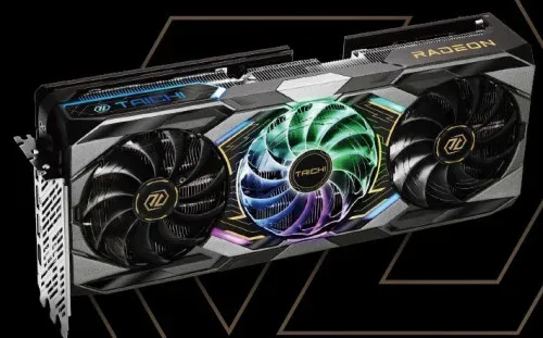 VGA Asrock Rx9070Xt Tc 16Go,Amd,Rx9070Xt,16GB,Gddr6,256Bit,2Hdmi+2Dp (3 Ventiladores)