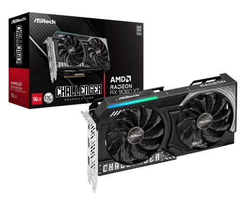Asrock AMD Radeon RX 9060 XT Challenger 16GB OC GDDR6
