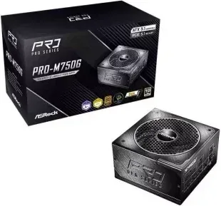 Fuente Alimentacion Asrock Pro-M750G,Psu,750W,80 Plus Gold