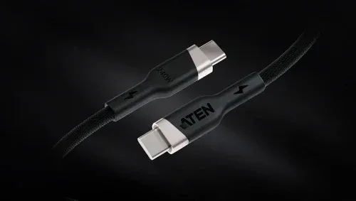 Aten  Cable USB-C 240W USB-C To USB-C Braided Charging Cable (2M)(2L-3102P240)