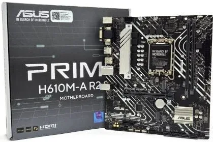 Placa Base Asus Prime H610M-A R2.0/ Socket 1700/ DDR5/ PCIe 4.0/ Micro ATX