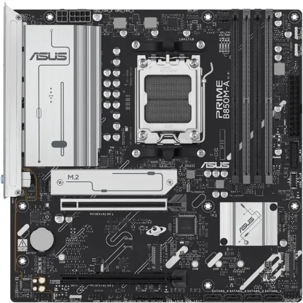 ASUS PRIME B850M-A-CSM AMD B850 Zócalo AM5 micro ATX