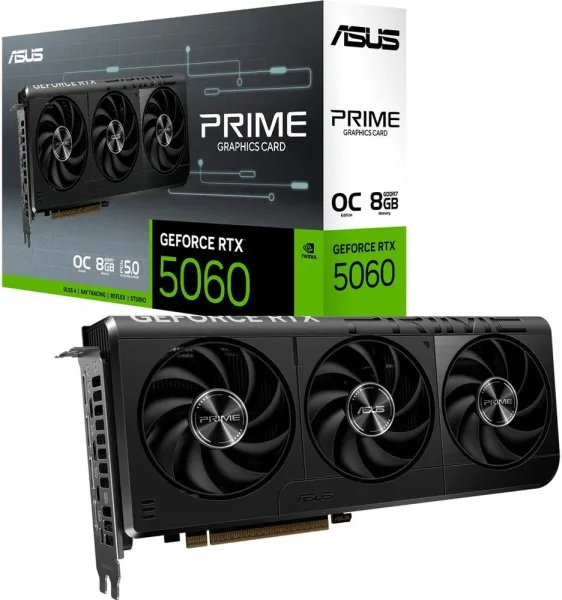 ASUS Prime -RTX5060-O8G NVIDIA GeForce RTX 5060 8 GB GDDR7