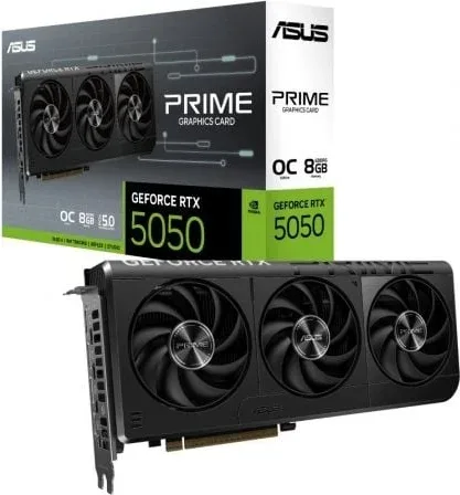 Tarjeta Gráfica Asus Prime GeForce RTX 5050 OC Edition/ 8GB GDDR6