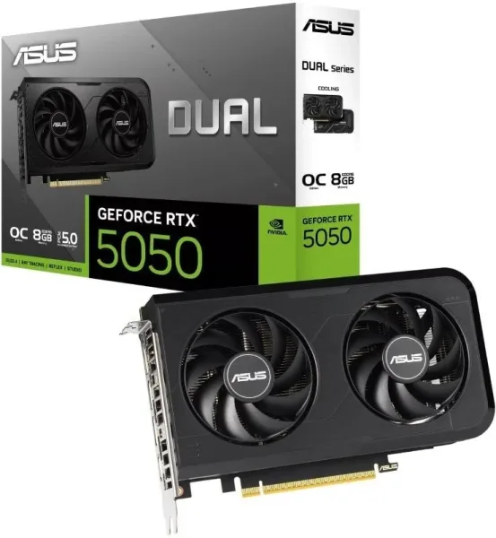 ASUS Dual -RTX5050-O8G NVIDIA GeForce RTX 5050 8 GB GDDR6