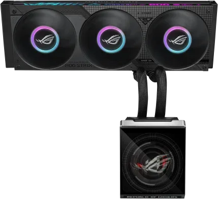 ASUS ROG Strix SLC IV 360 ARGB LCD Procesador Kit de refrigeración líquida 12 cm Negro 1 pieza(s)