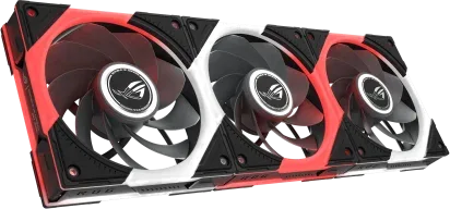 ASUS ROG Eurux GR120 ARGB Reverse Fan - Triple Pack Carcasa del ordenador Ventilador 12 cm Negro, Blanco 3 pieza(s)