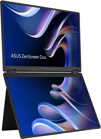 ASUS ZenScreen Duo MB14FCD Monitor portátil Negro 35,6 cm (14") LCD 1920 x 1200 Pixeles