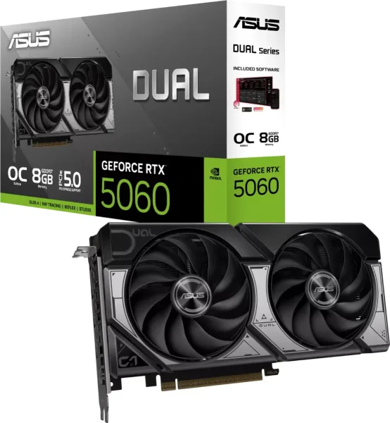 Tarjeta Grafica Rtx5060 Dual Oc 8GB