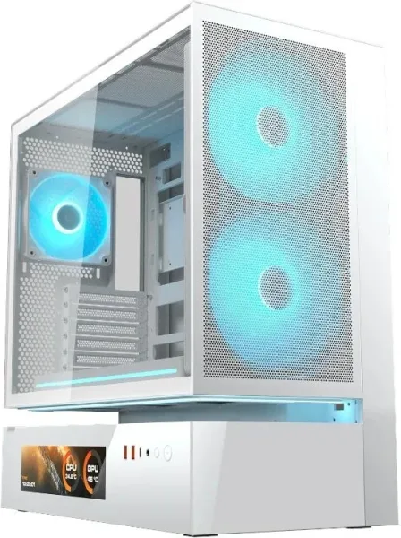 Cougar Caja Semitorre CFV235 Mesh Vision White