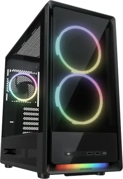 Cougar Caja Semitorre DUOAIR RGB Black