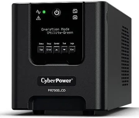 SAI Línea Interactiva Cyberpower PR750ELCD/ 750VA-675W/ 6 Salidas/ Formato Torre