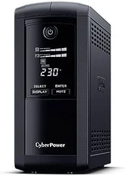 SAI Línea Interactiva Cyberpower VP700ELCD/ 700VA-390W/ 4 Salidas/ Formato Torre