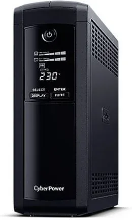 SAI Línea Interactiva Cyberpower VP1600ELCD/ 1600VA-960W/ 5 Salidas/ Formato Torre