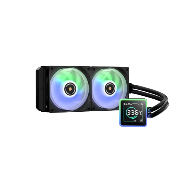 REFRIGERACION LIQUIDA KUZY AIO LCD 240 A-RGB NEGRO BITFENIX