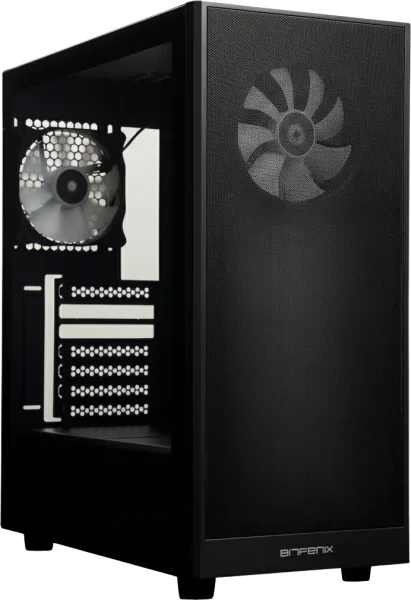 CAJA SEMITORRE ATX GRAFI NEGRO BITFENIX