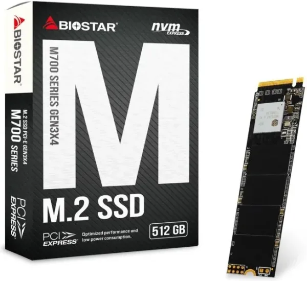 Biostar SSD M710 512Gb PCIe Gen3x4 NVMe 1.3