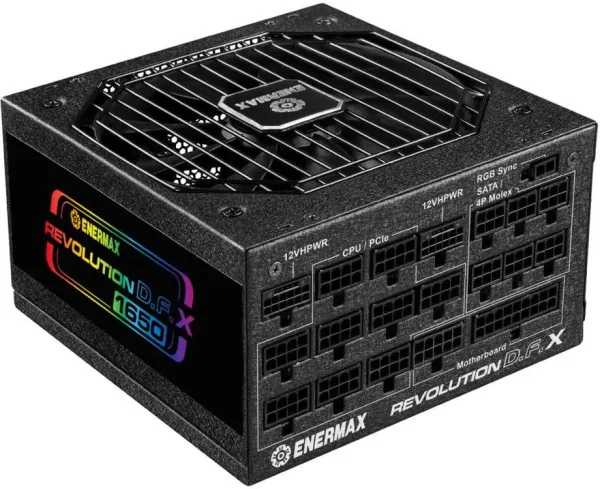 Fuente de alimentacion enermax revolution d.f. x 1650w 80+ gold modular