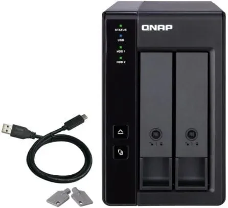 DAS QNAP TR-002/ 2 Bahías 3.5"- 2.5"/ Formato Torre