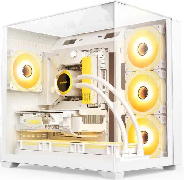 Caja Semitorre Atx N2026 F-RGB Blanco Bitfenix
