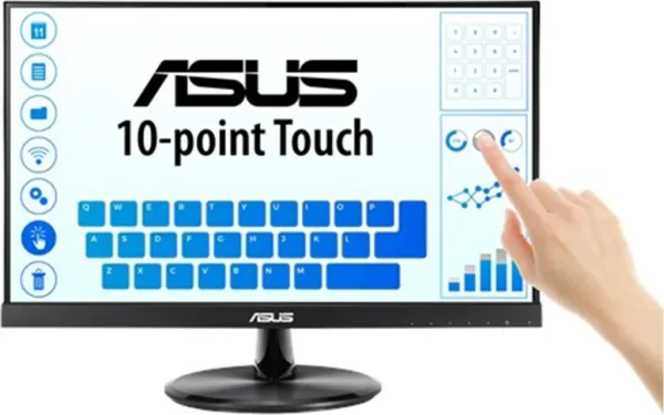 Monitor Profesional Táctil Asus VT229H 21.5"/ Full HD/ Multimedia/ Negro
