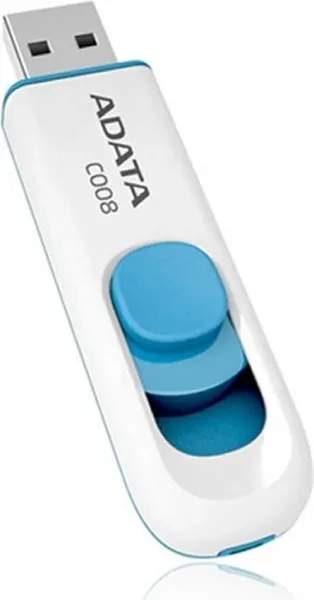 ADATA Lapiz USB C008 32GB USB 2.0 Blanco/Azul