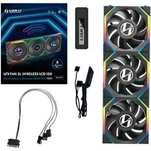 Ventilador 120X120 Lian Li Unifan Sl Wireless LCD Black