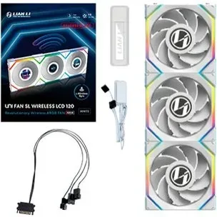 Ventilador 120X120 Lian Li Unifan Sl Wireless LCD Wh Rv