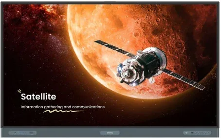 Benqav Pantalla Interactiva Rp7504_128 GB (9H.f98Tc.de3) 75" Android 13.0, 400Nits, 20Wx2 Speaker + Subwoofer 16Wx1, Ops Slot, NFC, Soporte de Pared Incluido, Ifp Ir Premium, Garantía 3 Años In Situ Recambio