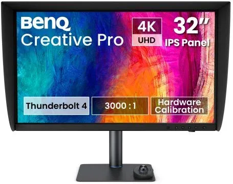 Monitor Benq para Edicion de Video Pv3250U (9H.y0Glb.qbe)