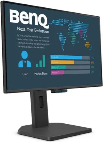 Monitor Benq Bl490Tc (9H.lnnla.tbe) 23.8” 1080P FHD 144Hz IPS Eye-Care, USB-C, Altura Regulable, Certificado Tuv