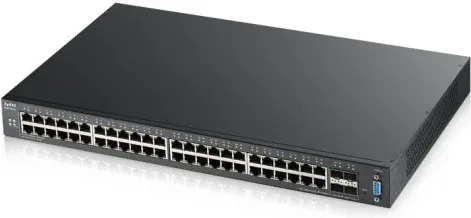 Zyxel XGS2210-52 Gestionado L2 Gigabit Ethernet (10/100/1000) 1U Negro