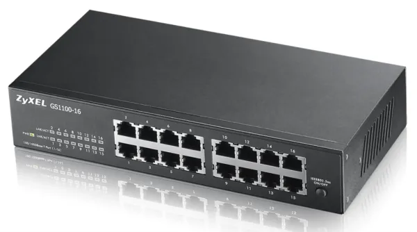 Switch Zyxel Gs1100-16 V3 16-Port Gig No Gestionado