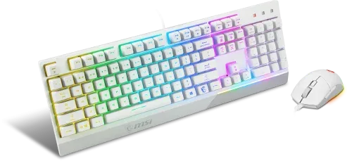 Teclado + Raton Msi Vigor Gk30 Combo White Es