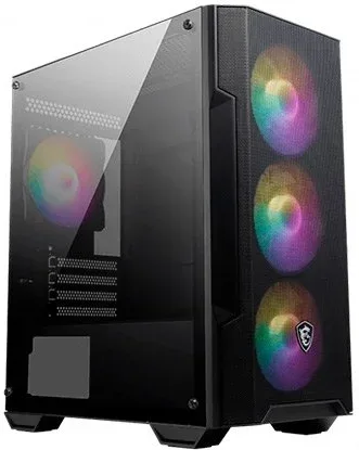 Caja ordenador gaming msi mag forge m100a m - atx 4 x 120mm 1 x USB 3.2 2 x USB 2.0 RGB