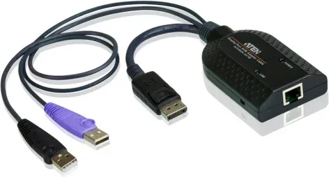 Aten Adaptador Kvm DisplayPort USB Compatible Smart Card con Virtual Media (Ka7169-Ax)