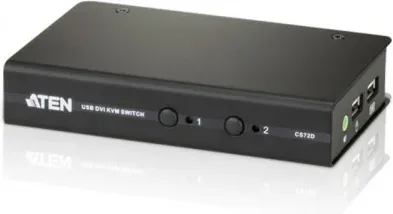 Aten CS72D interruptor KVM Negro