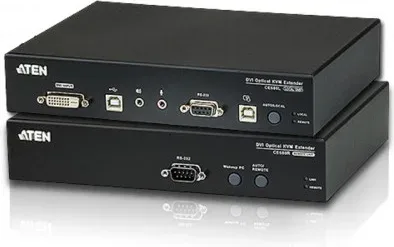 ATEN Extensor KVM óptico DVI USB (1920 x 1200 a 600m)