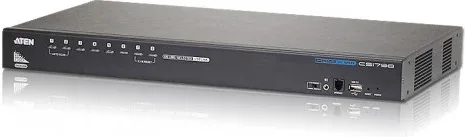 Aten CS1798 interruptor KVM Montaje en rack Negro
