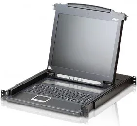 Aten Consola LCD single rail (VGA, PS/2-USB)