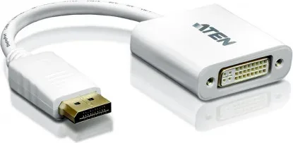 Aten DisplayPort/DVI Adapter DisplayPort Male DVI-I Female Blanco