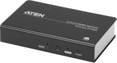 Aten Distribuidor / Splitter HDMI True 4K de 2 Puertos (Vs182B-At-G)(Cp20)