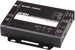 Aten Receptor HDMI 4K Sobre Hdbaset con Poh (4K a 100 M) (Hdbaset Class A) (Ve1812R-At-G)