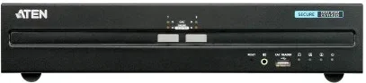 Aten Switch KVM seguro DVI dual display USB de 2 puertos (compatible con PSS PP v3.0)