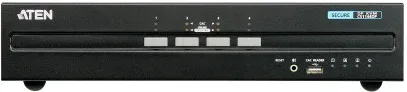 ATEN Switch KVM seguro DisplayPort dual display USB de 4 puertos (compatible con PSS PP v3.0)