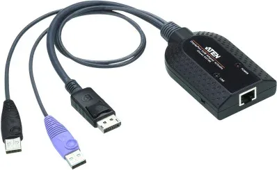 Aten KA7189 cable para video, teclado y ratón (kvm) 0,5 m Negro