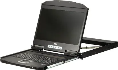 Aten CL3700NW consola de rack 47 cm (18.5") 1920 x 1080 Pixeles Metal, De plástico Negro 1U