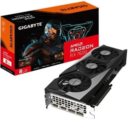 Tarjeta Gráfica Gigabyte Radeon RX 7600 Gaming OC/ 8GB GDDR6